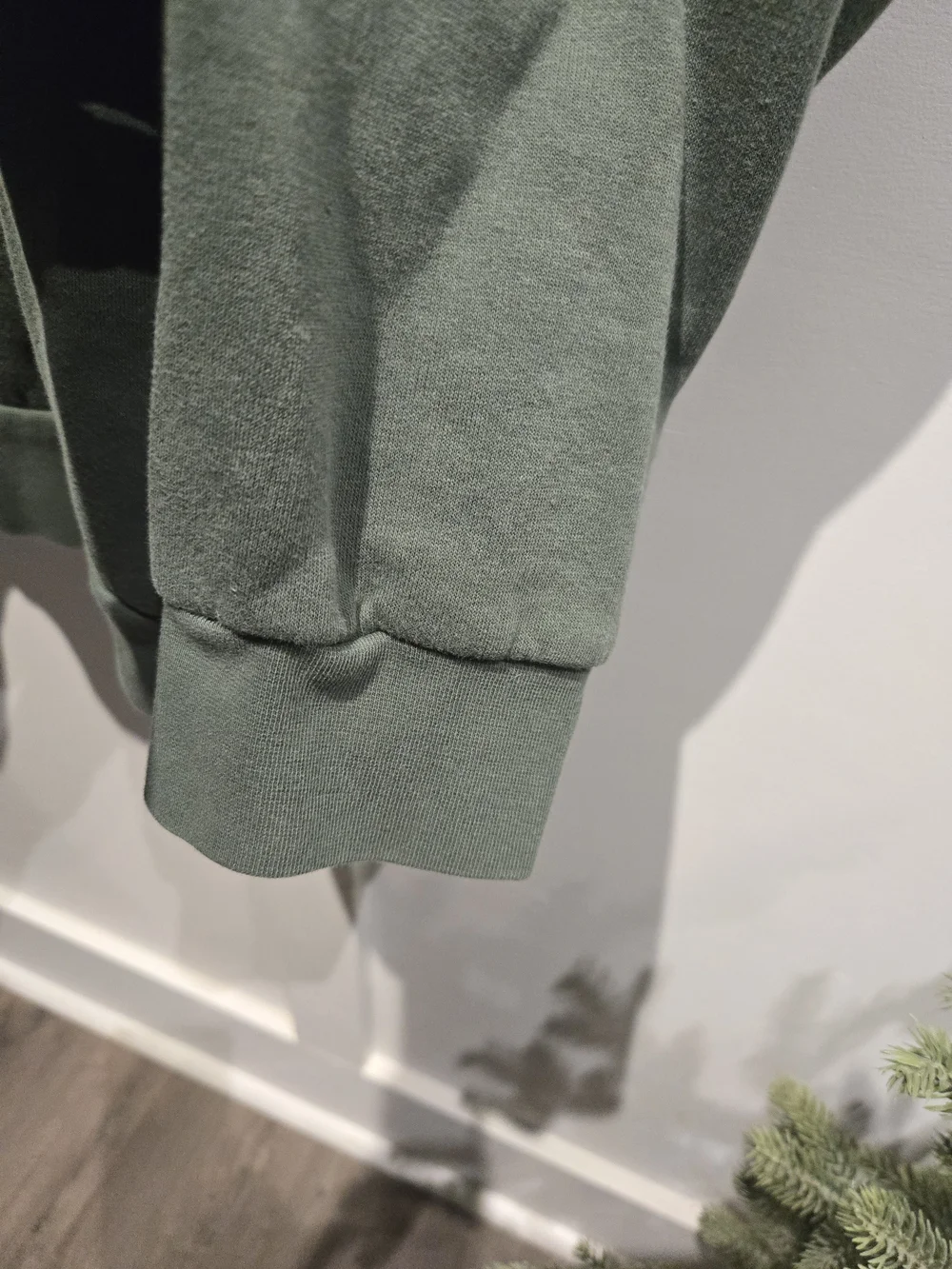 Adidas Men’s Hoodie - Sage Green Pullover